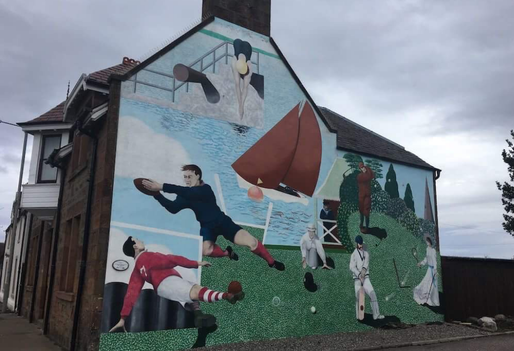 Wandmalerei Schottland