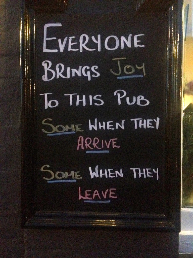 pub schild
