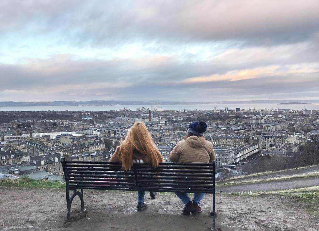 blick edinburgh meer