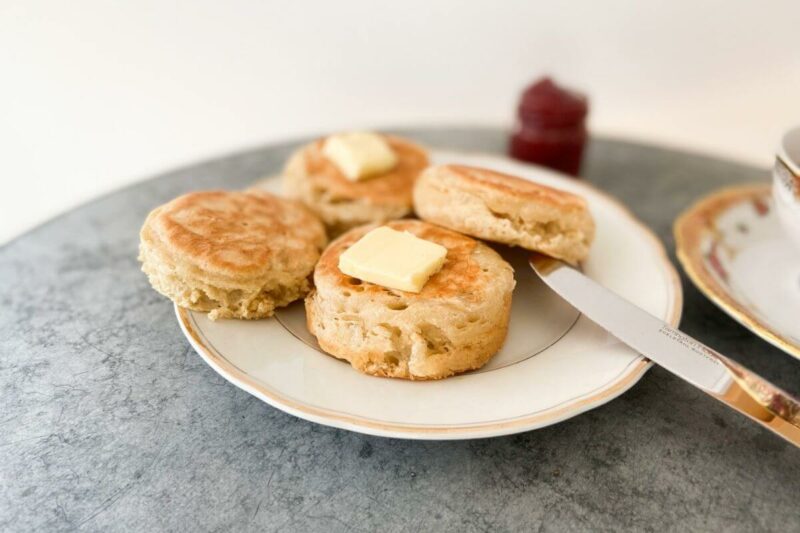 Crumpets Rezept: original englische Crumpets