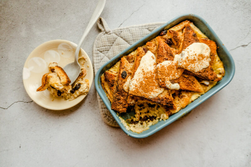 Bread & Butter Pudding – Rezept für den englischen Dessert-Klassiker