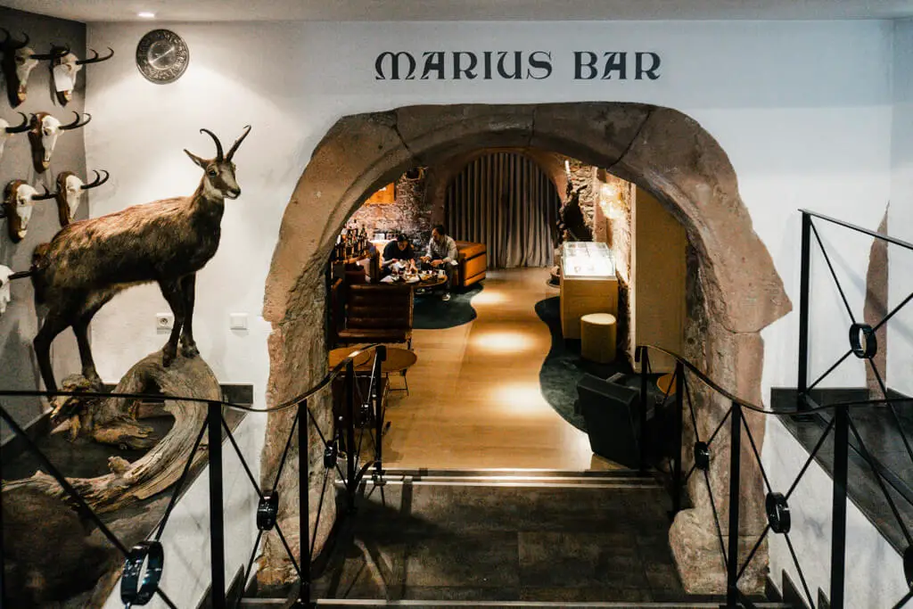 Marius Bar im Hotel Le Chambard in Kaysersberg in Frankreich