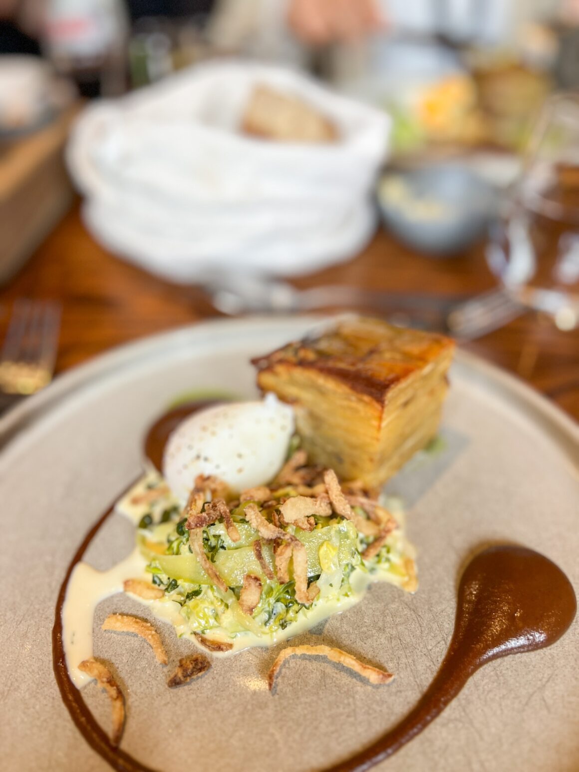 Serviertes Hauptgericht im Restaurant Blackfriars Newcastle